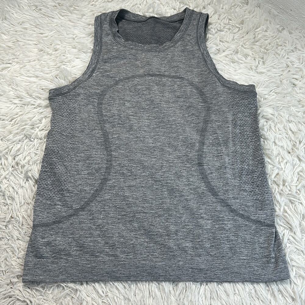 Lululemon Swiftly Breeze Tank Slate / White